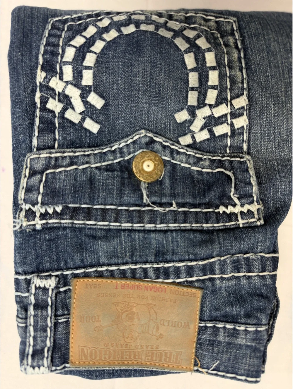 True Religion Brand Jeans Men's Blue Denim Jeans Size 30 Made in USA